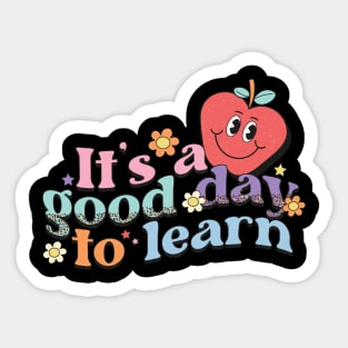 it's a good day to learn Sticker